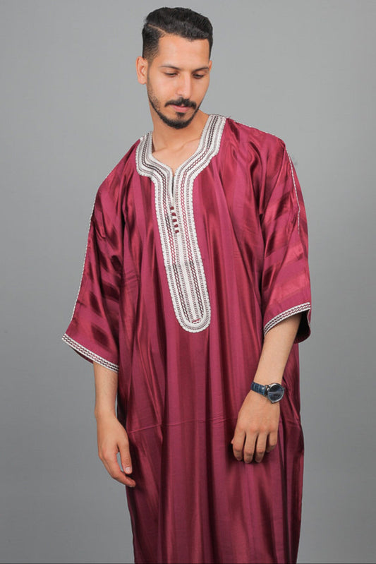 Boubou marocain à manches courtes